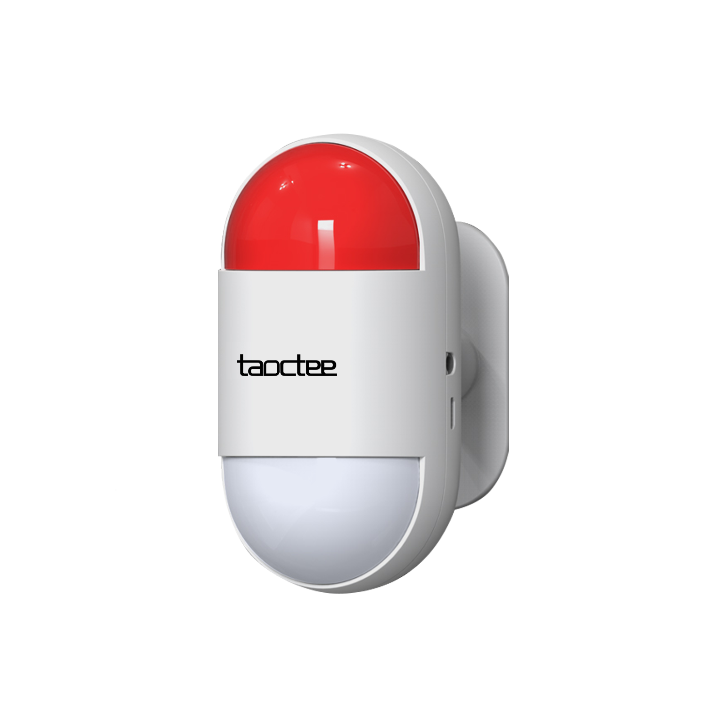 taoctee Strobe Alarm Panic Siren Home Alert System One Red Flashing Siren Battery Operated and USB Charging